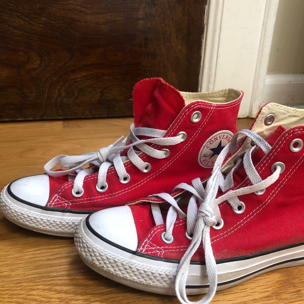 Bright Red Converse !